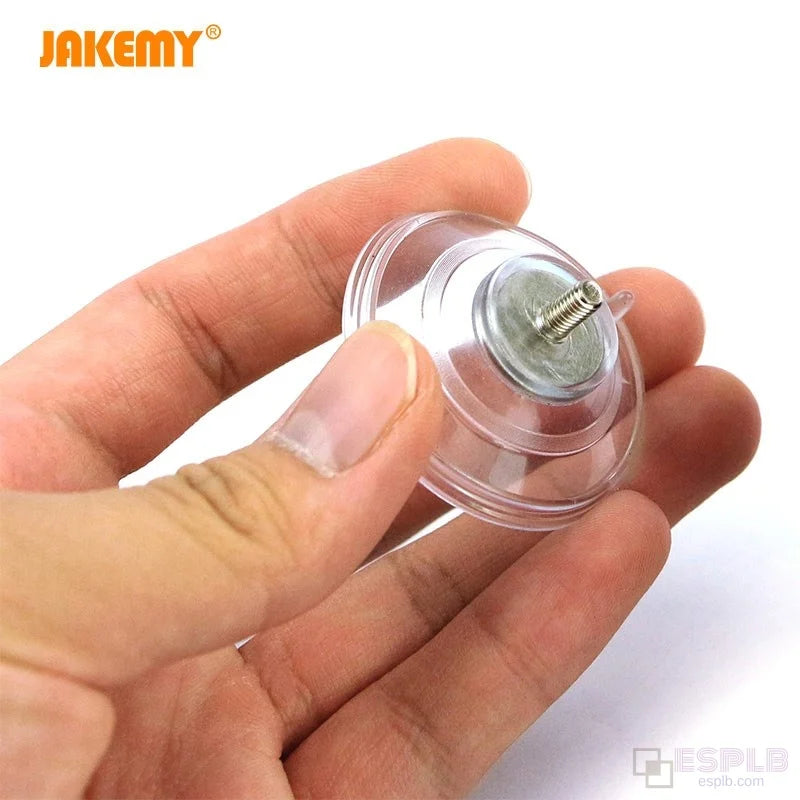 Jakemy 41mm Diameter Transparent Powerful LCD Screen Suction Cup Open Tool Disassemble Repair Tool Kit for Mobile Phone Laptop