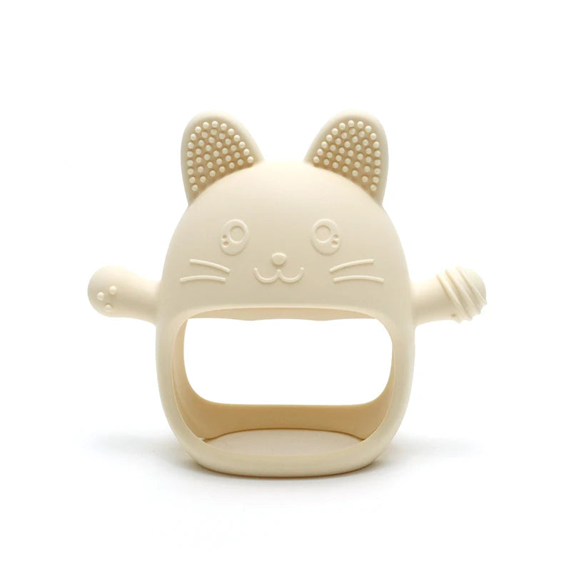 Baby Silicone Glove Teether — Food Grade | Newborn Dental Care | BPA Free