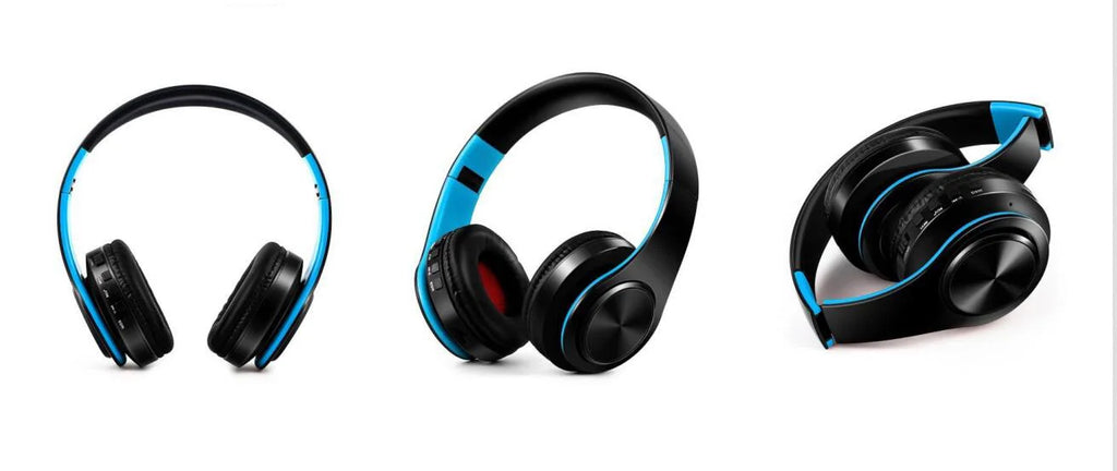 HIFI Stereo Bluetooth Headphones | FM Radio + SD Card + Mic | iPhone Samsung Xiaomi