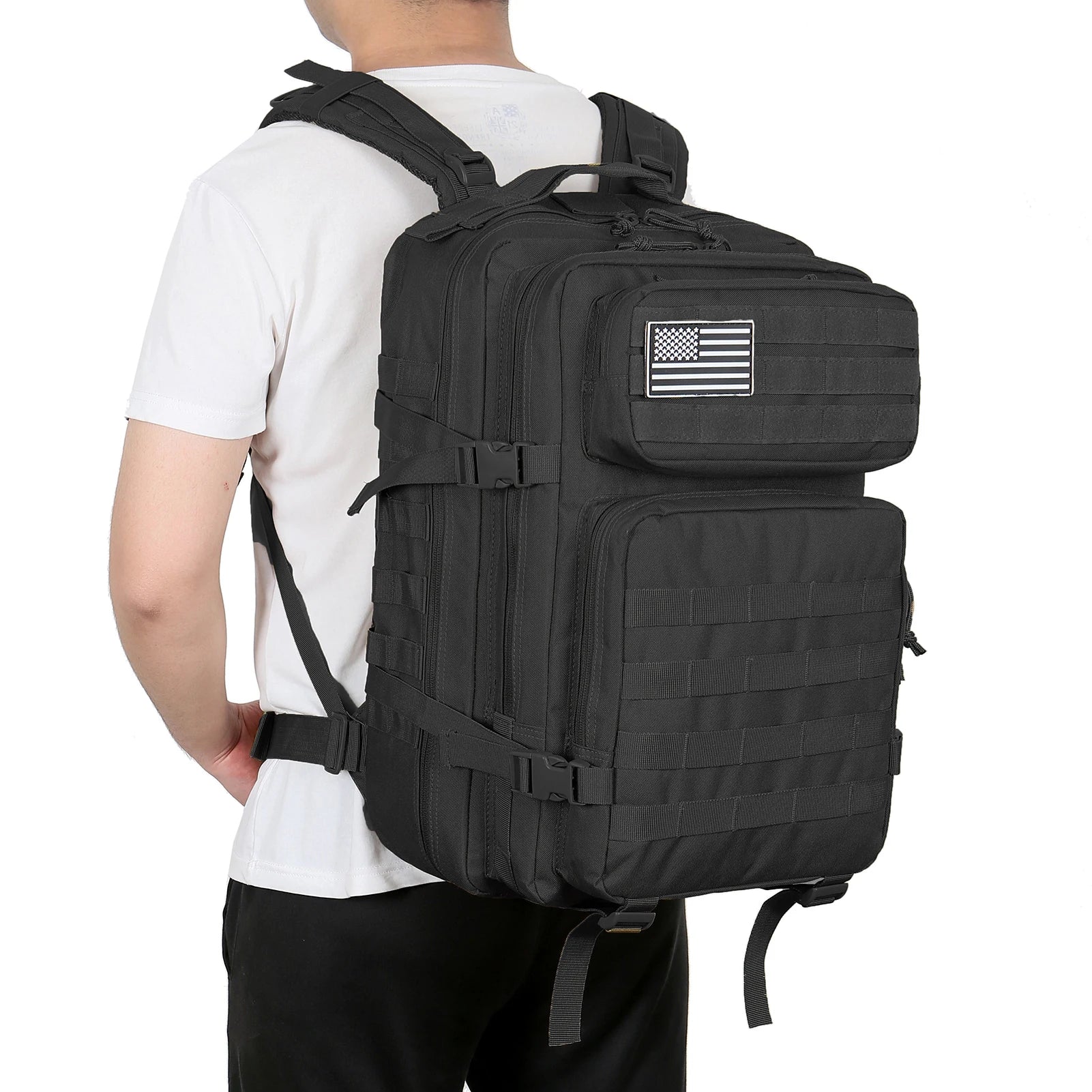 Tactical Backpacks Outdoor 45L Large Capacity Man 3 Days Molle Hking Bags For Outdoor Trekking Camping Backpack