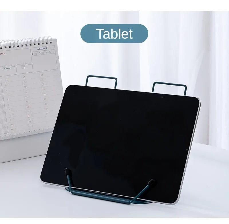 Simple metal reading stand, foldable reading stand, portable reading bookshelf, music stand
