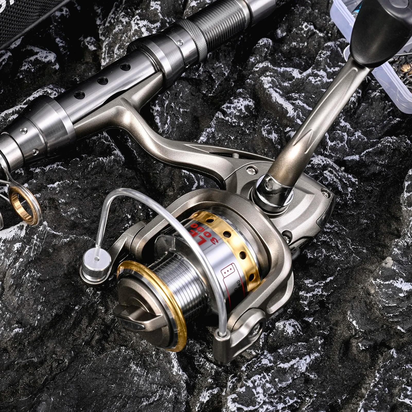2-Pack Telescopic Fishing Rod & Reel Combo | Carbon Fiber | Full Accessories Set