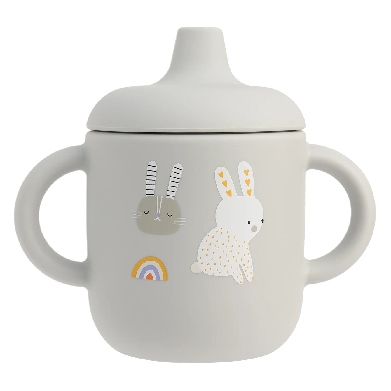 Vaso de Entrenamiento Silicona Cartoon para Bebé | Sin BPA | Con Asa | Lavavajillas 🍼