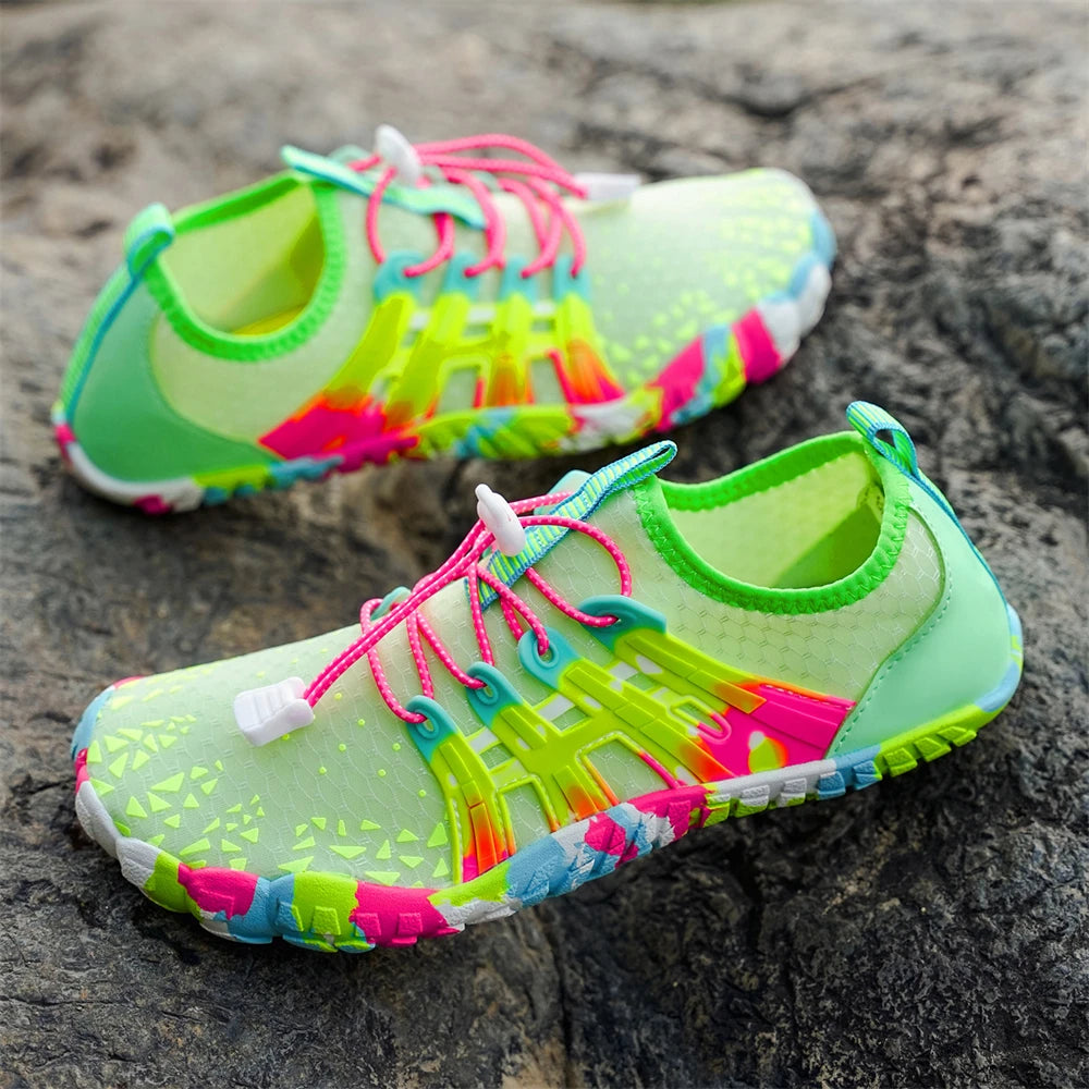 Aqua Shoes For Women Men Barefoot Water Shoes Anti-Slip Quick-Drying Outdoor Beach Upstream Wading Swimming Shoe Sneakers Unisex