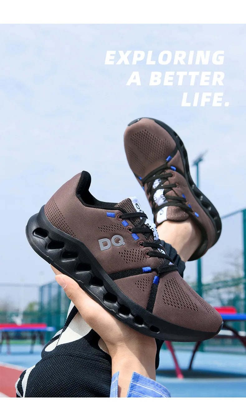 Tenis Hombre Running Maratón | Air Cushion | Transpirable | Ligero | Antideslizante | Outdoor