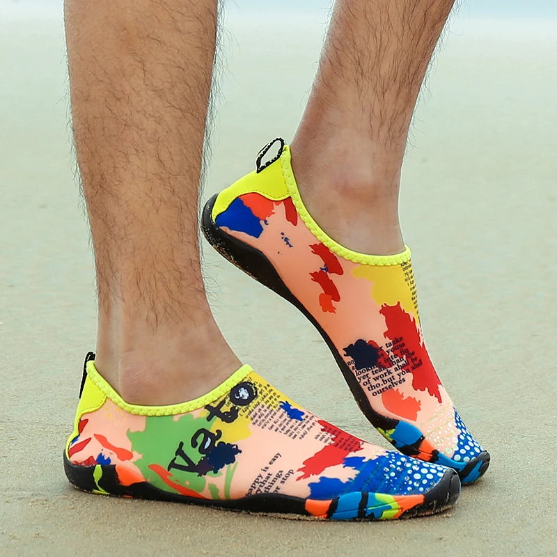 Quick-Drying Summer Water Shoes Unisex Seaside Beach Sock Barefoot Sneakers Men Swimming Upstream Sports Diving Aqua Shoes Women