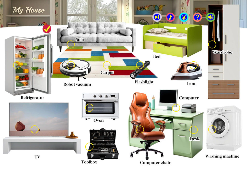 biidi English Language Children Audio Books Point Reading Learning Books Early Educational Machine Kids Baby Studying Toys Gifts