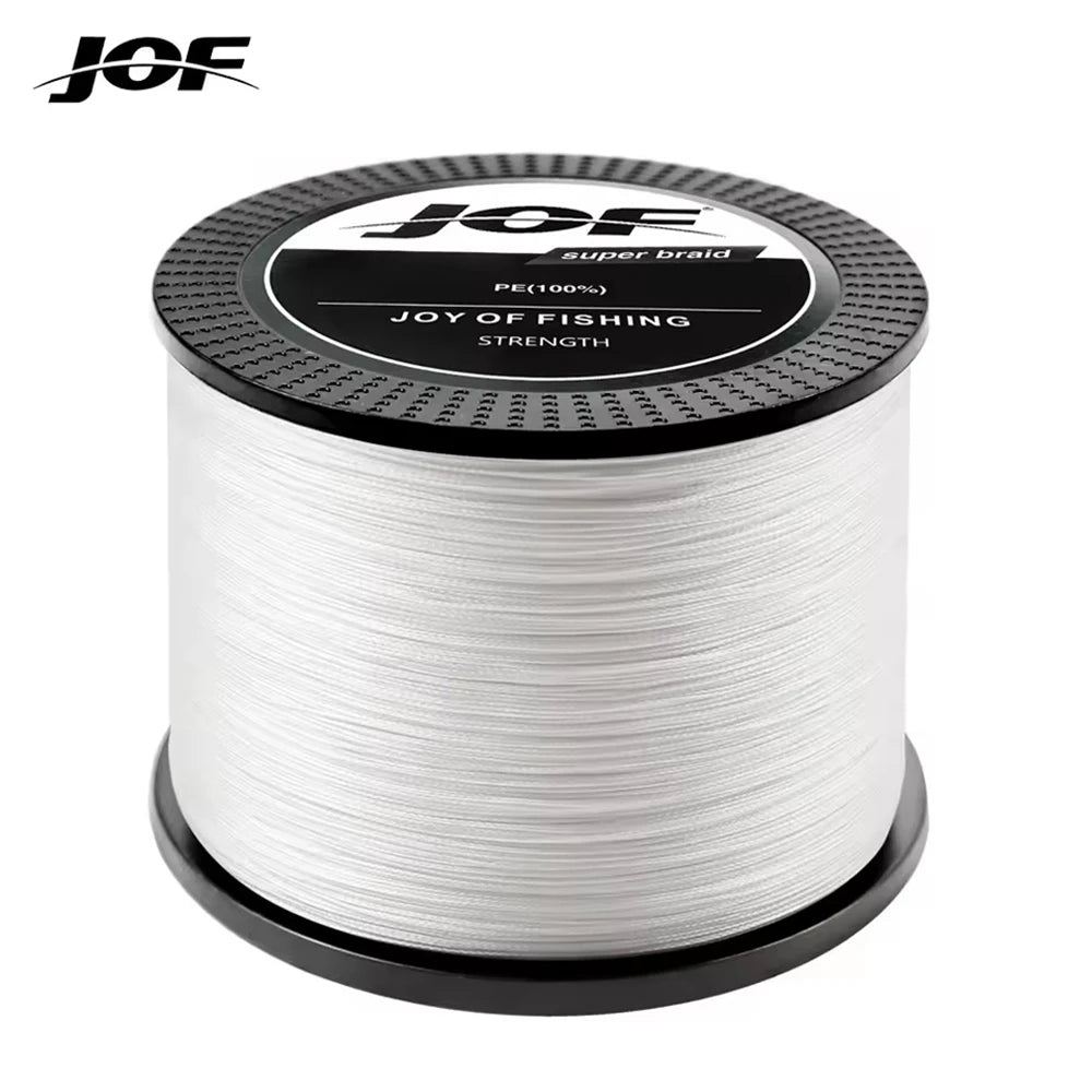 Línea de Pesca Trenzada JOF X8 300M-1000M | 8 Hebras PE | 20-100LB 🎣