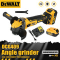 DEWALT DCG409 20V brushless 125mm flat head angle grinder,tool form gives freedom.Perfect for various cutting and grinding tasks