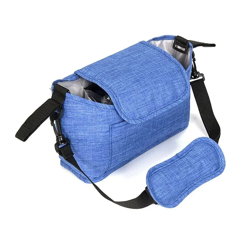 Bolsa Organizadora para Cochecito | Gran Capacidad | Portabiberones y Accesorios Bebé