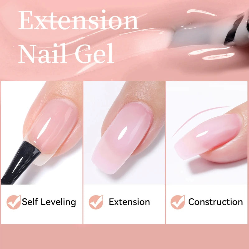 Gel Extensión de Uñas UR SUGAR 15ml | Camuflaje | Nude Rosa | Hard Gel Acrílico 💅 - Firu Total Sales