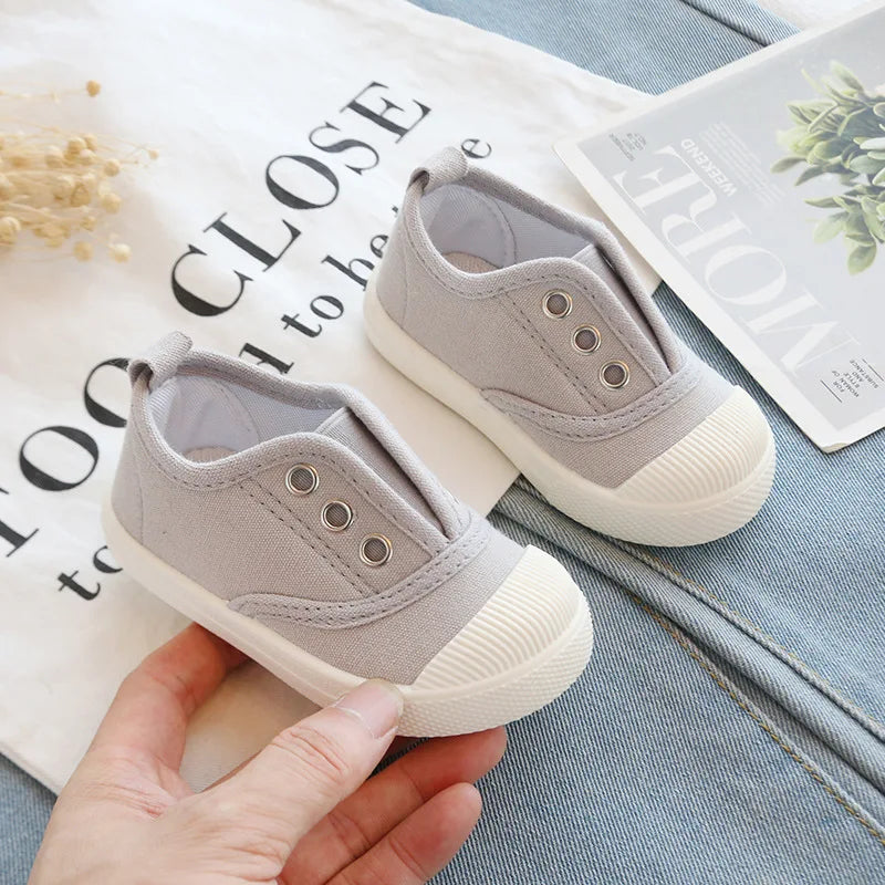 Zapatos de Lona Bajos para Niños y Niñas | Transpirables | Moda Casual