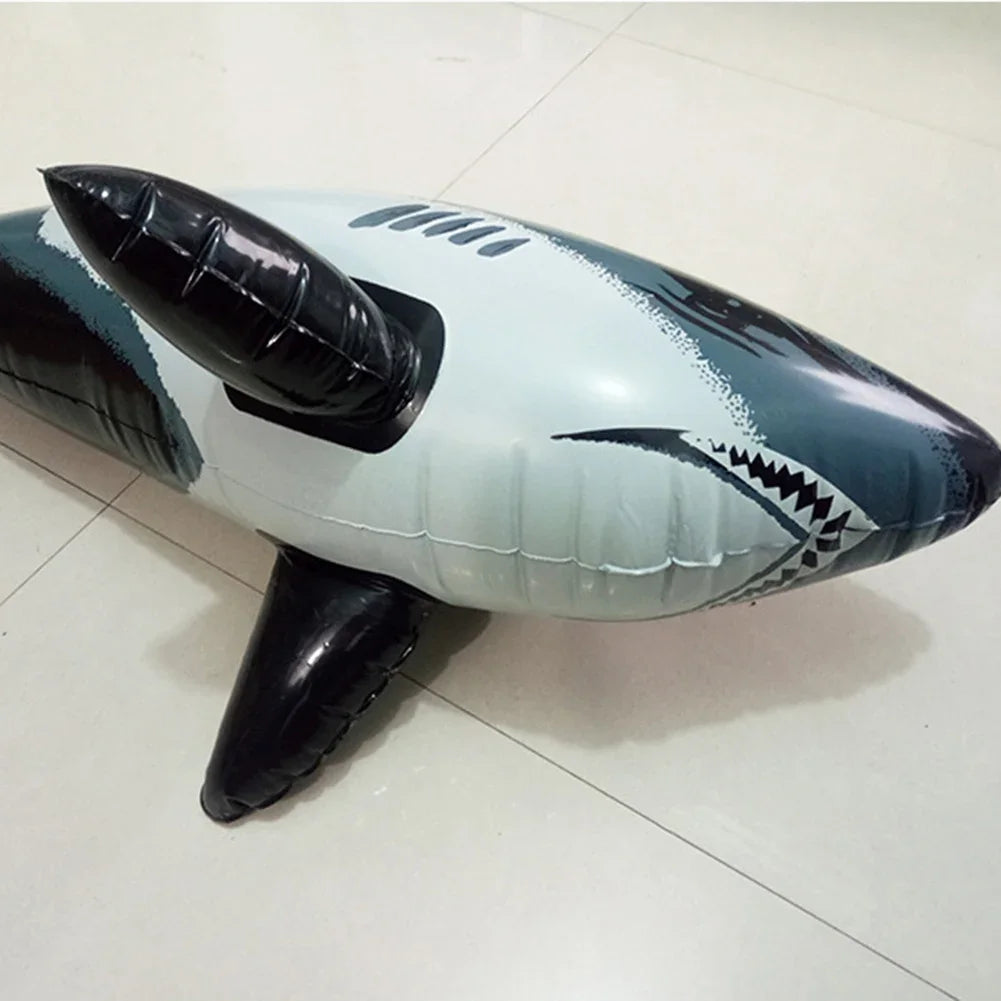 1PCS Floating Shark Float Toy Kids Adults Inflatable Water Swimming Pool Simulation Whale Fish Animals Toys Pool Accessories ﻿