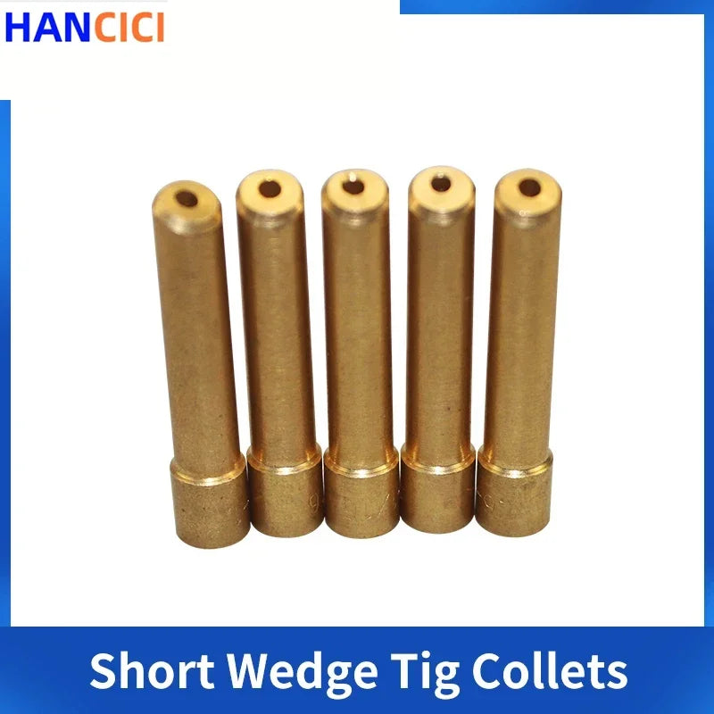 5PCS Wedge Tig Electrode Collet 1.0MM  1.6MM 2.4MM 3.2MM Length Argon Welding Consumable For WP17/18/26 Torch