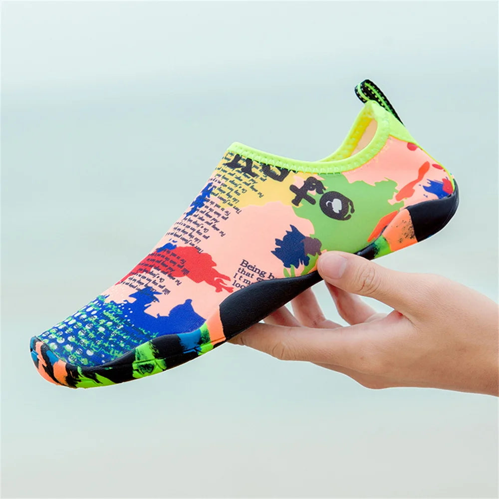 Quick-Drying Summer Water Shoes Unisex Seaside Beach Sock Barefoot Sneakers Men Swimming Upstream Sports Diving Aqua Shoes Women