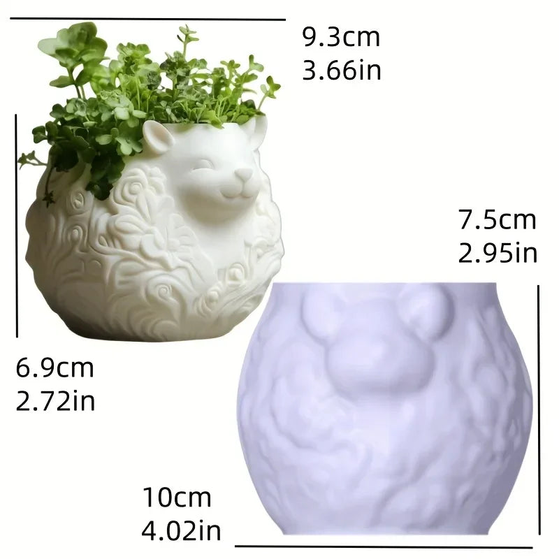 Molde de Silicona Mono Sonriente para Florero y Porta Pinceles | Resina y Yeso 🐒