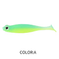 Supercontinent Shad Cola-T Silicona | 5cm/7cm | Swimbait Wobbler | Pesca Mar, Lago y Río - Firu Total Sales