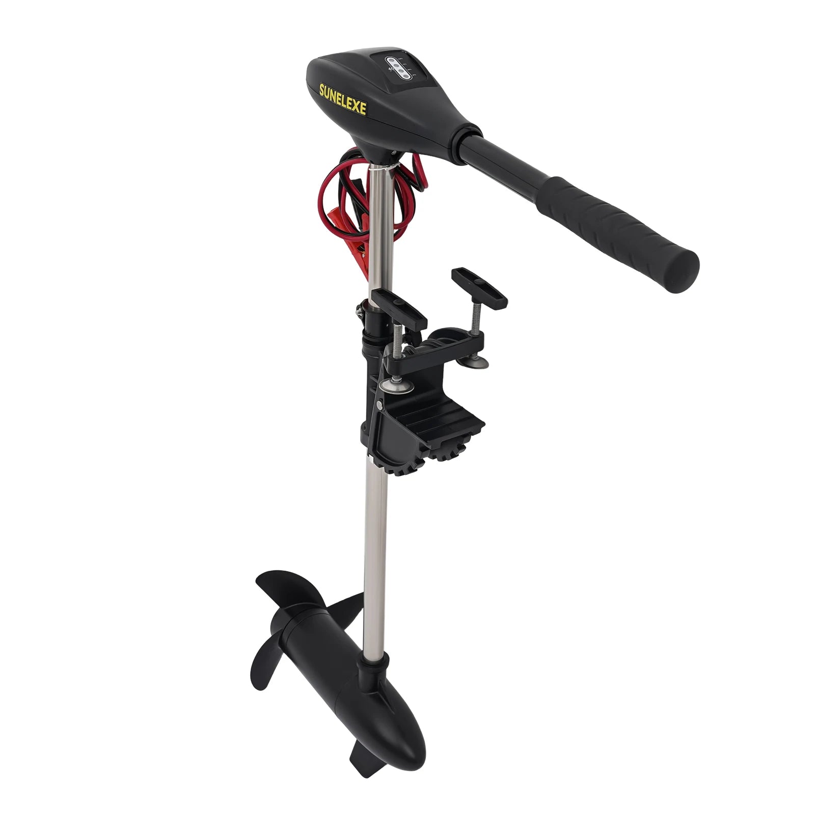 Powerful 40lb Thrust Electric Trolling Motor, 5 Forward Speeds, Adjustable & Durable for Fishing & Inflatable Boats