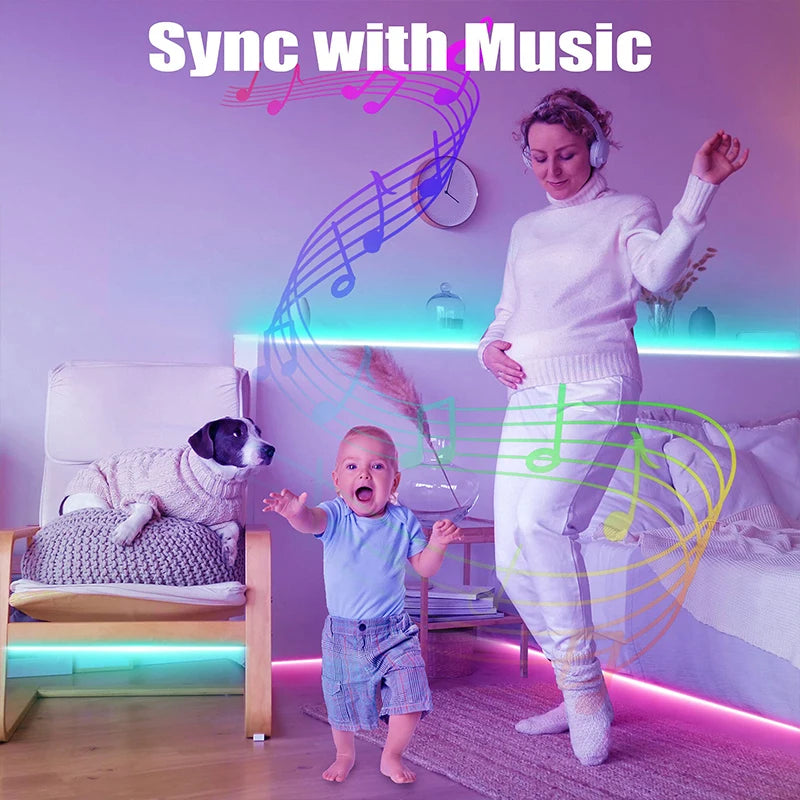 LED Strip Lights RGB 5050 – Smart Bluetooth Color Changing Lights - Firu Total Sales