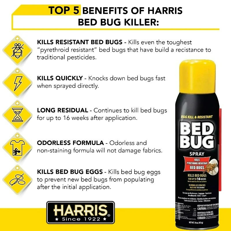 Egg Kill and Resistant Bed Bug Spray, 16 oz.