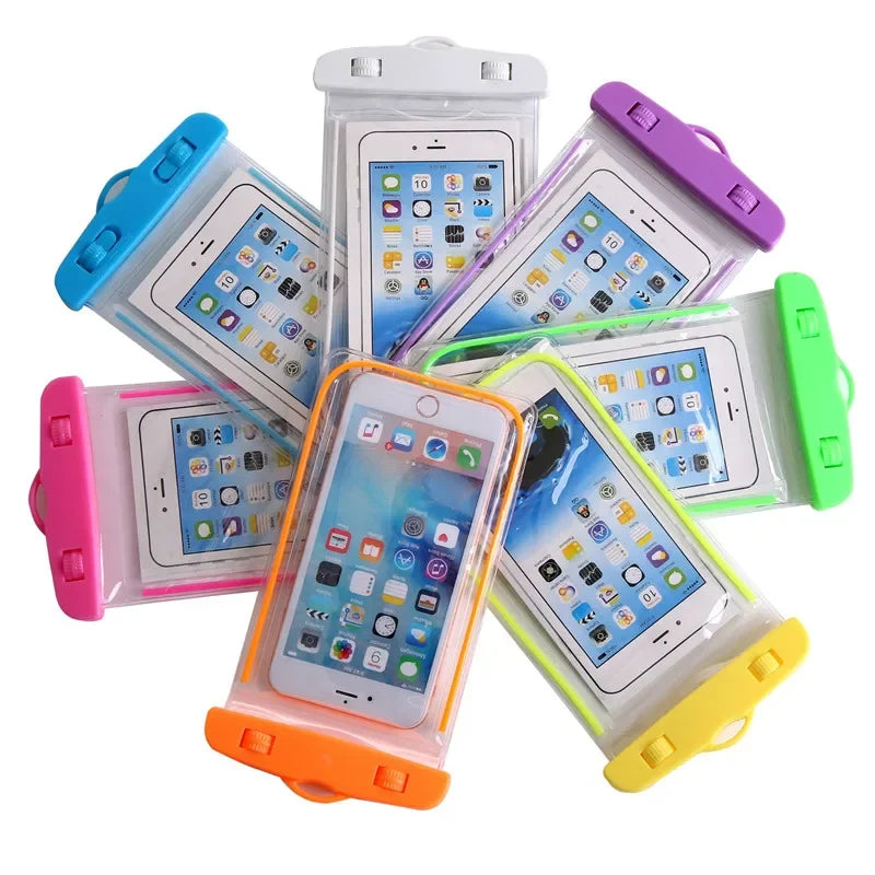 Funda Impermeable para Celular 6 Pulgadas - Bolsa Seca para Playa, Piscina y Deportes Acuáticos