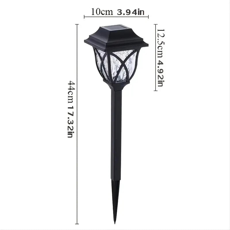 1-10 Pack Solar Yard Lights Bright Lawn Lights Outdoor Waterproof Led Solar Pathway Lights Landscape Path Lights