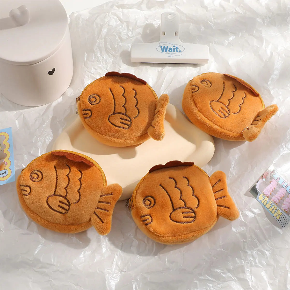 Monedero de Peluche Kawaii | Porta Monedas, Llaves y Auriculares | Regalo para Niños