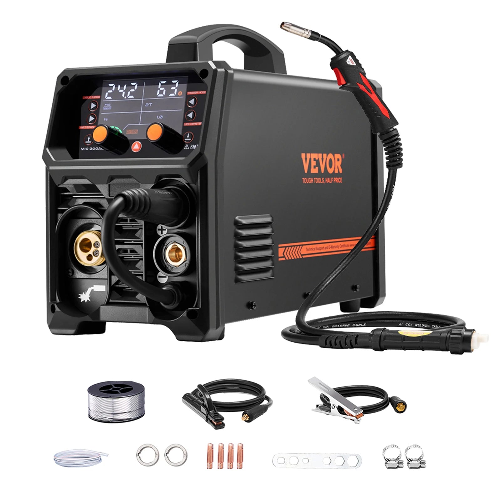 Soldadora MIG 5 en 1 SucceBuy 200A | MIG/Flux/Stick/TIG | Pantalla LCD 🔧