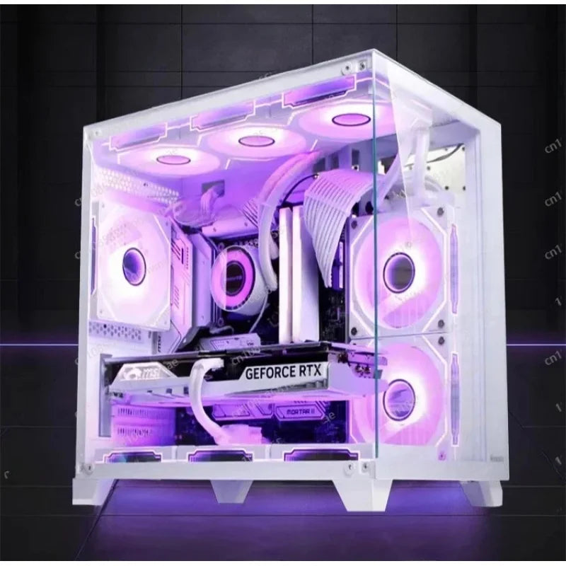 Gaming PC  core i9 E5-2650 CPU , RTX 3050, B760 DS3H, 8G/16GB RAM , 256G SSD, 5 Fans RGB Case (I5 i7 cpu))