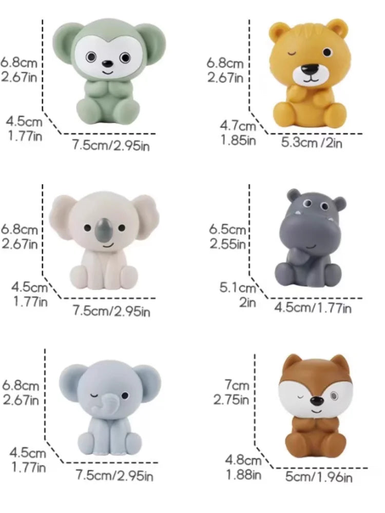 Baby Dinosaur Bath Toys for Toddler Infant Water Spraying Squeeze-sounding Dabbling Toy Floating Animals Kids Bathtub Pool Toys