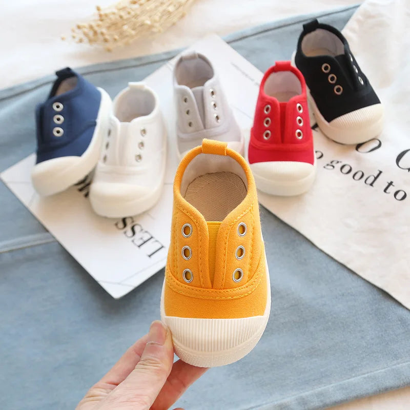 Zapatos de Lona Bajos para Niños y Niñas | Transpirables | Moda Casual