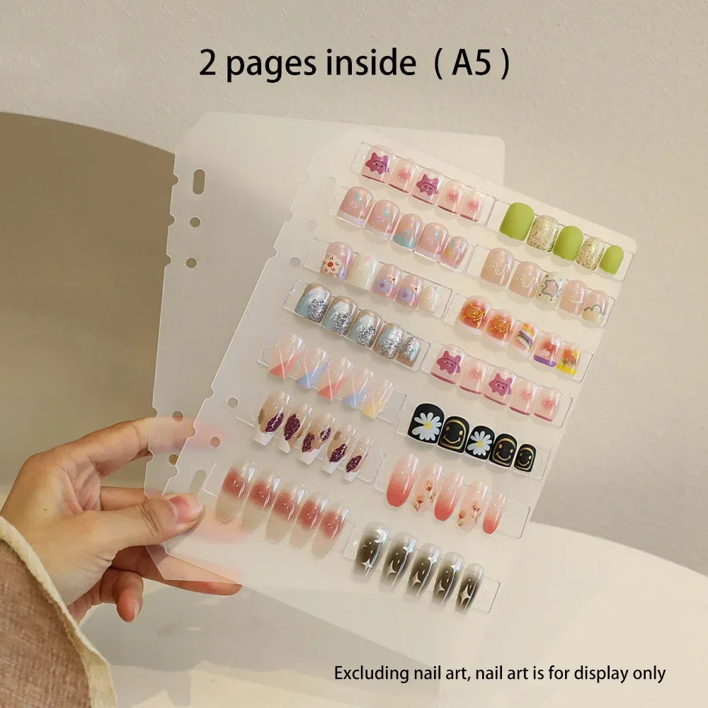 Álbum Organizador de Nail Art DIY | Exhibidor de Diseños | Herramienta de Almacenamiento 💅 - Firu Total Sales