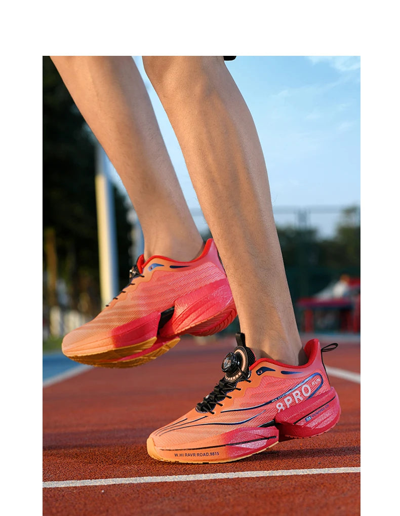 Tenis Running Maratón Placa de Carbono | Transpirable | Malla Ligera | Hombre y Mujer | Antideslizante