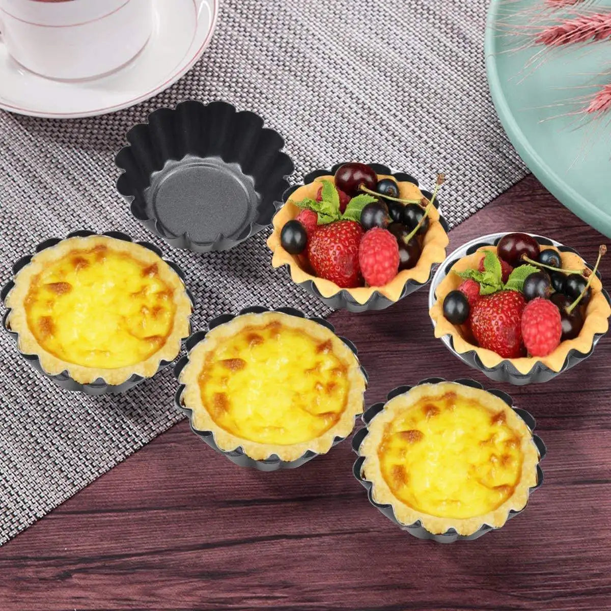 Molde Antiadherente Redondo para Tarta, Quiche y Flan | Reutilizable | Repostería 🍰
