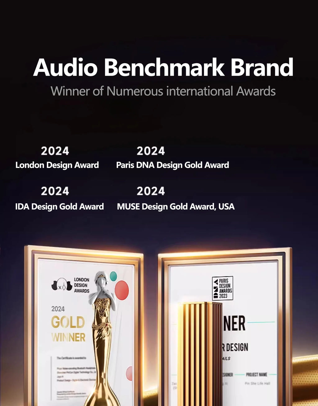 Auriculares Picun F8 Pro ANC -52dB | Audio 3D Espacial | Head Tracking | Bluetooth 5.4 | 80h Batería - Firu Total Sales