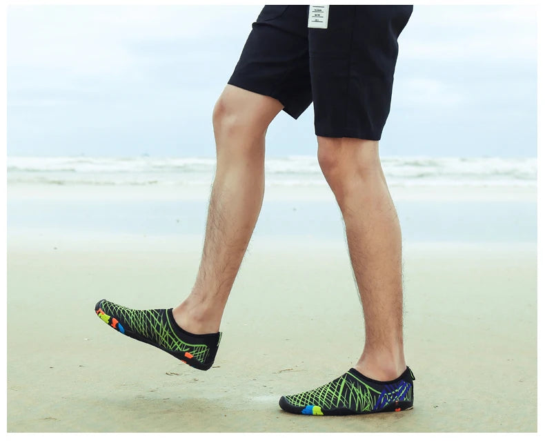 Quick-Drying Summer Water Shoes Unisex Seaside Beach Sock Barefoot Sneakers Men Swimming Upstream Sports Diving Aqua Shoes Women