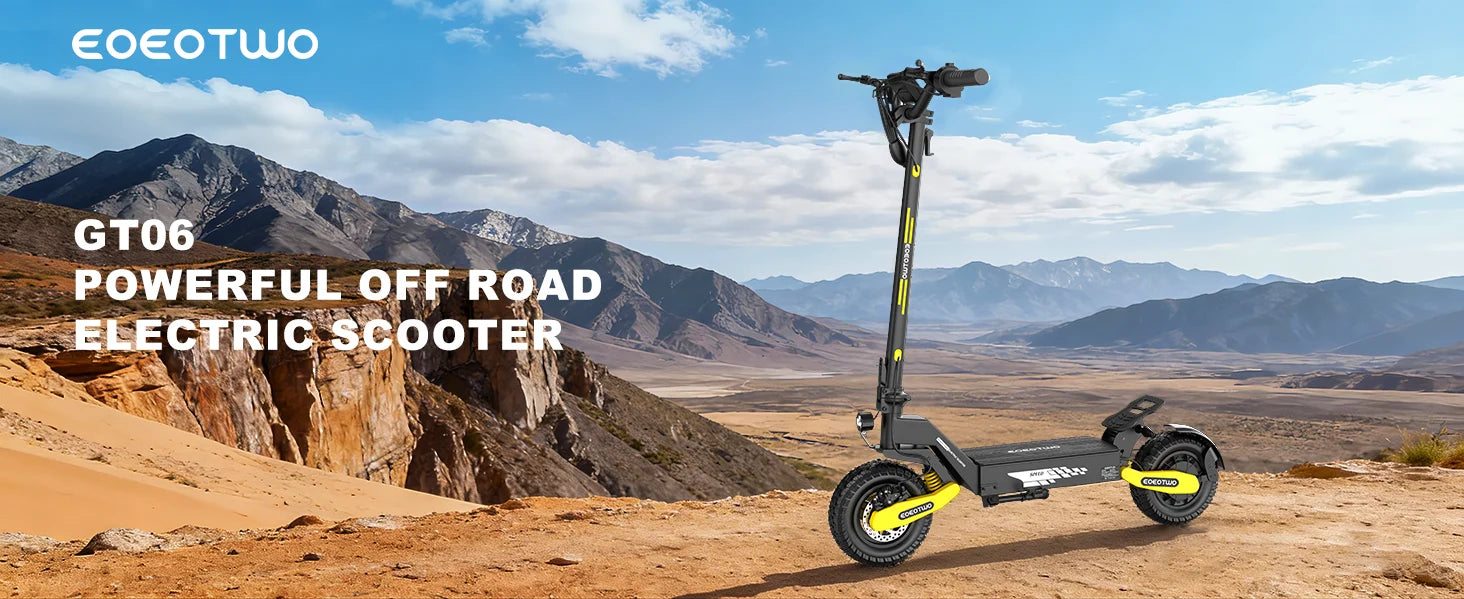 Scooter Eléctrico Off-Road 1200W 48V | 30MPH | Llanta 11" Sin Cámara | Plegable 🛥️