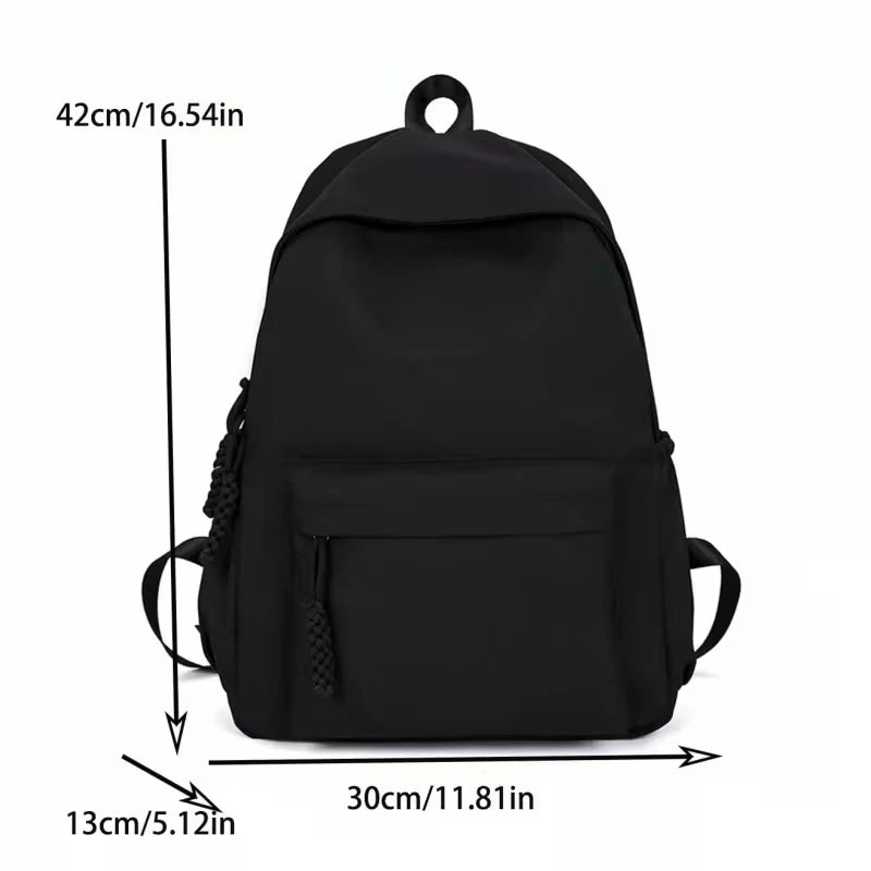 Customizable name back-to-school season casual versatile large-capacity backpack with English print, suitable for boys and girls