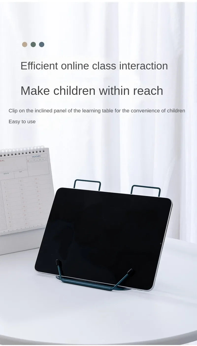 Simple metal reading stand, foldable reading stand, portable reading bookshelf, music stand