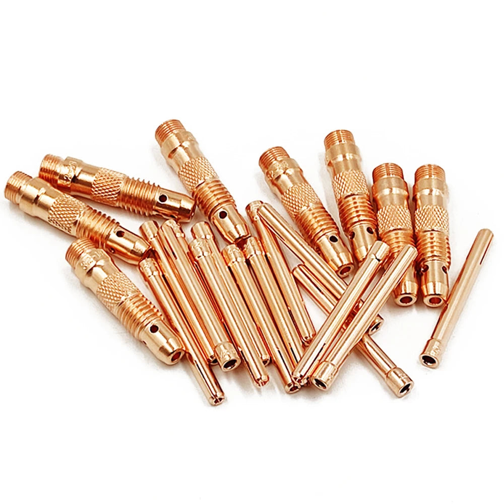 WP17 WP18 WP26 Argon Welding Torch Consumable Collet Body 1.0mm 1.6mm 2.0mm 2.4mm 3.2mm 4.0mm TIG Tungstens Electrodes Collet