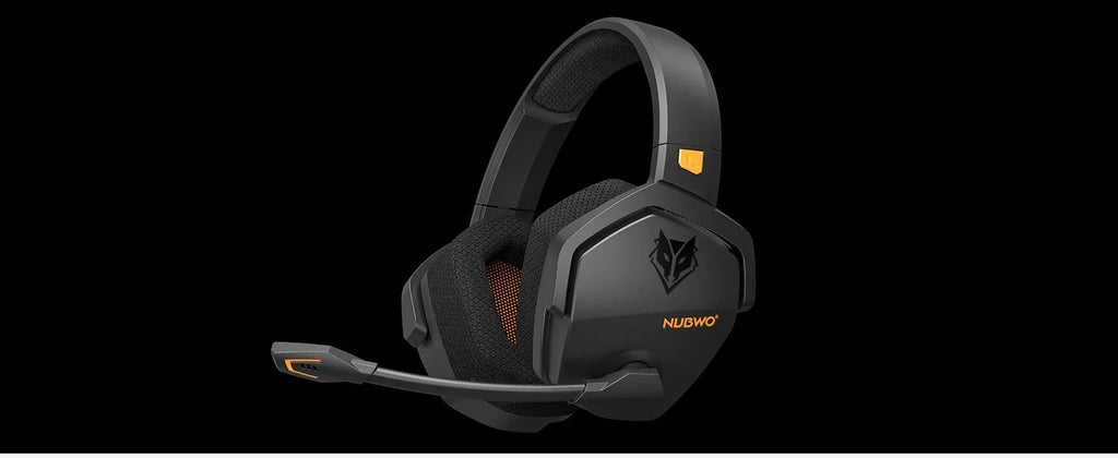 NUBWO G06 Dual Wireless Headsets Gamer with Microphone for PS5, PS4, PC, Mobile, Switch, 2.4GHz Bluetooth 5.3 Gaming Headphones