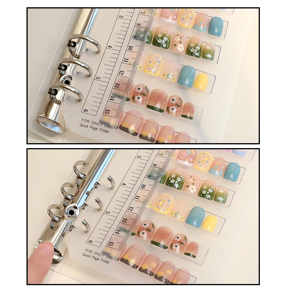 Álbum Organizador de Nail Art DIY | Exhibidor de Diseños | Herramienta de Almacenamiento 💅 - Firu Total Sales