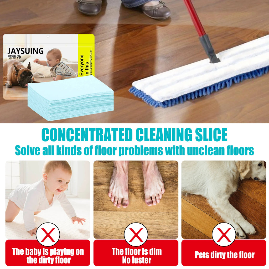 30pcs Floor Cleaning Tablets Toilet Cleaner Multi-effect Household Fragrance Powerful Decontamination Cleaner Artifact Home