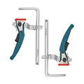 Allsome 2pcs Ratcheting Table Clamp, Quick Release Clamp For MFT and Guide Rail System, Bar Clamp