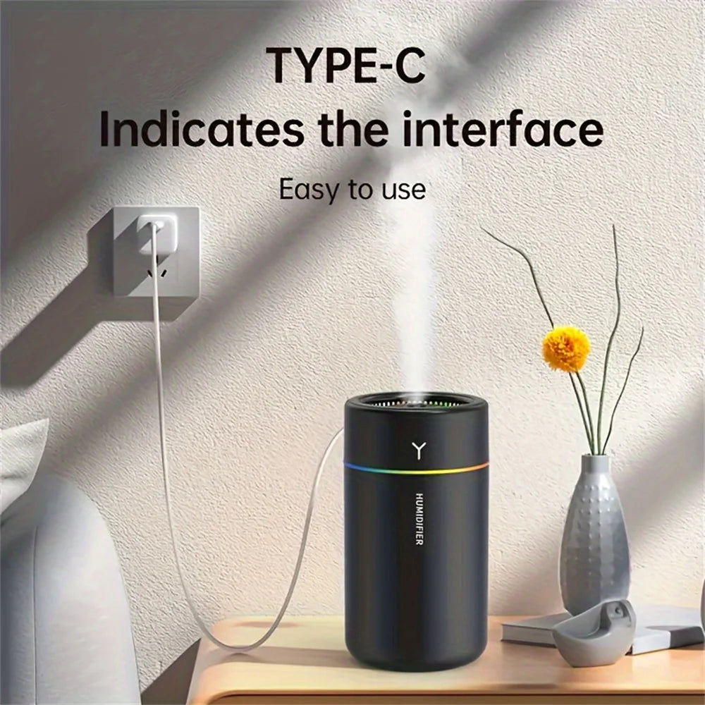 Humidificador de Auto con LED Colorido | Aromaterapia Ultrasónica | Dormitorio 💧