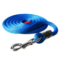 New 15MM Extra Thick Horse Lead Rope Cotton Weave Equestrian Rein Halters Braided Brass Plated Snap  Chain Bridle Leading Leash