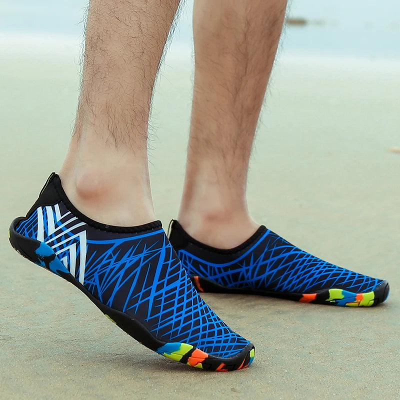 Quick-Drying Summer Water Shoes Unisex Seaside Beach Sock Barefoot Sneakers Men Swimming Upstream Sports Diving Aqua Shoes Women