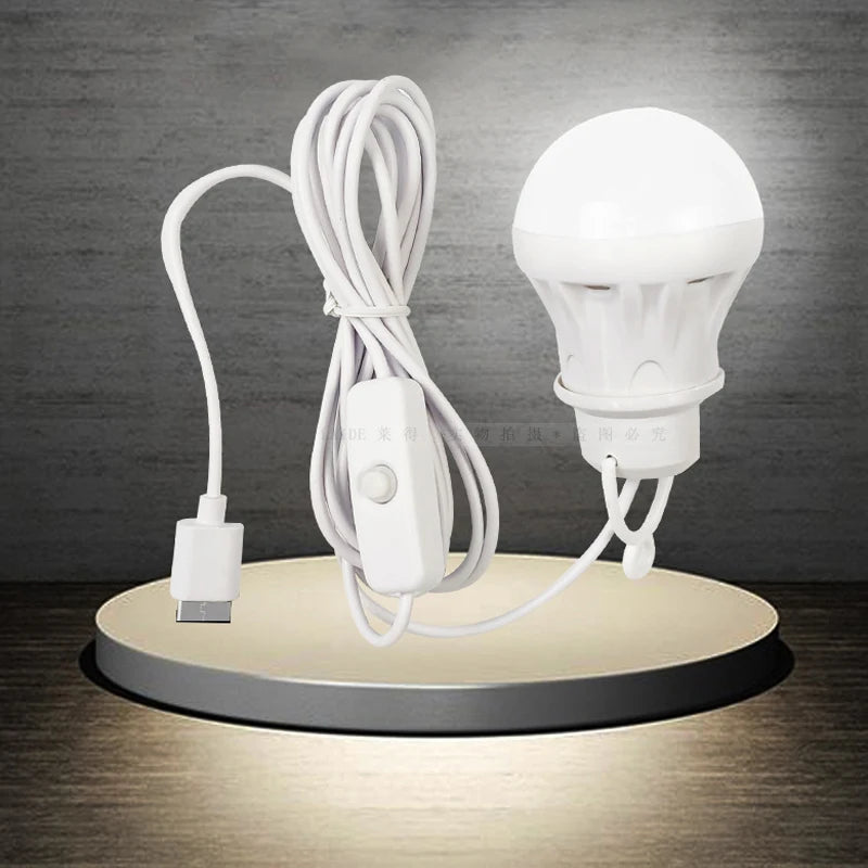 ZK50 LED Portable USB Camping Light 5W | Student Reading | Outdoor Pendant Lamp