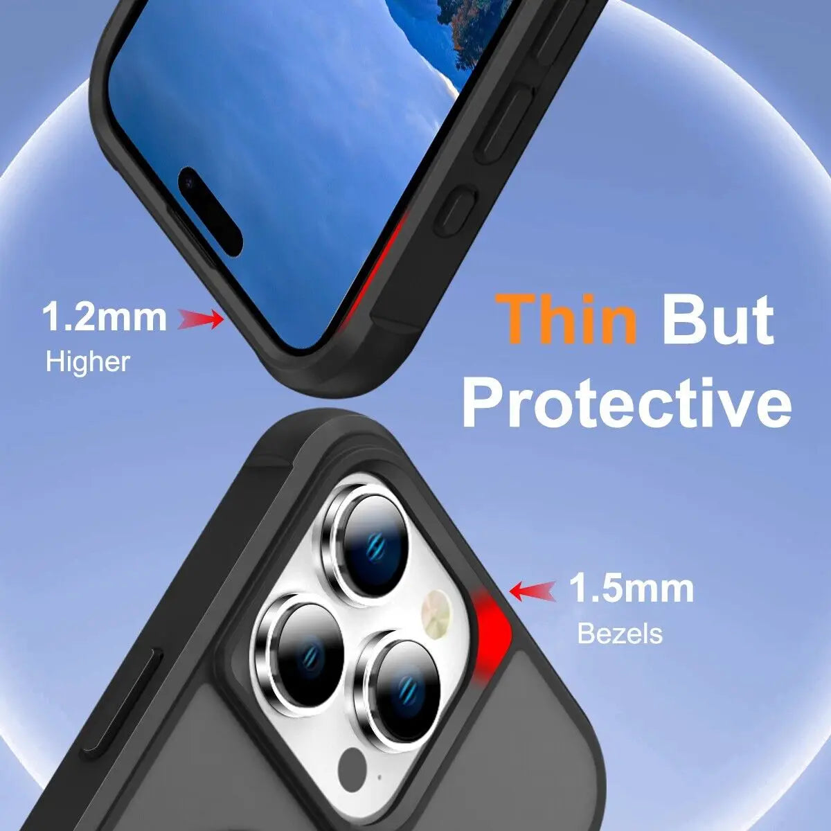 Magnetic Case for iPhone 16 15 14 13 12 11 Pro Max Plus with Mag-Safe Slim Cover - Firu Total Sales