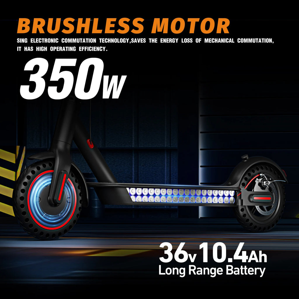 Scooter Eléctrico Plegable FREEBOY 350W | Llantas 8.5" | Freno Dual | App 🛥️